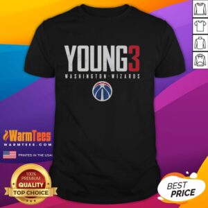 Good Trae Young 3 Washington Wizards Elite T-Shirt featuring vibrant graphics and comfortable fit for basketball fans.