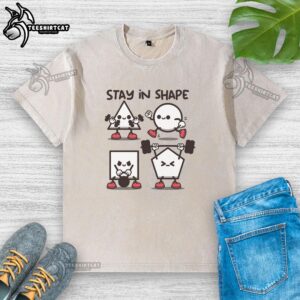 Nice Stay In Shape Washed T-Shirt in soft fabric, perfect for casual wear and staying active in style.