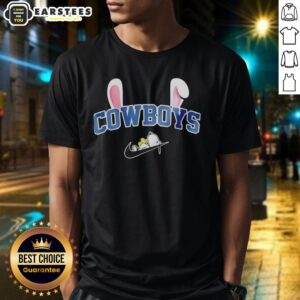 Awesome Dallas Cowboys X Snoopy Happy Easter T-Shirt featuring vibrant colors and festive design for fans celebrating Easter.