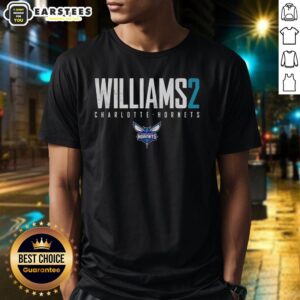 Funny Grant Williams 2 Charlotte Hornets Elite T-Shirt featuring vibrant graphics and a playful design for fans.