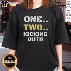 Good One Two Kicking Out Ladies Tee featuring a stylish design perfect for casual wear and active lifestyles.