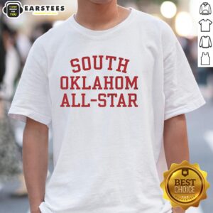Alt Text: Original South Oklahoma All Stars T-Shirt featuring vibrant graphics and a comfortable fit for fans and supporters.