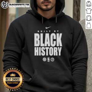 Top San Antonio Spurs Built By Black History hoodie featuring team colors and design, perfect for Spurs fans.