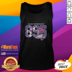 Premium Alexander Ovechkin 895 Washington Capitals hockey tank top featuring bold team logo and stylish design.