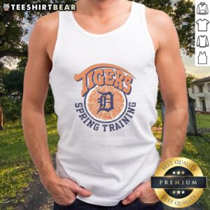 Hot Detroit Tigers Spring Training Grapefruit tank top showcasing team colors and logo, perfect for baseball fans.