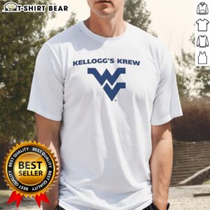 Alt Text: Nice Rich Rodriguez Kellogg's Krew T-Shirt featuring vibrant colors and a stylish design for fans and collectors.