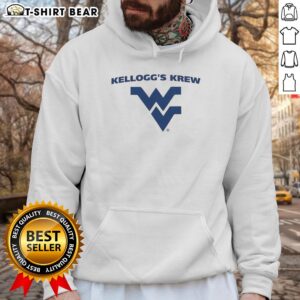 Alt Text: Nice Rich Rodriguez Kelloggs Krew Hoodie featuring a stylish design and vibrant colors for casual wear.