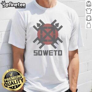 Alt Text: Original Dap School Daze Soweto T-Shirt featuring vibrant colors and unique design celebrating South African culture.