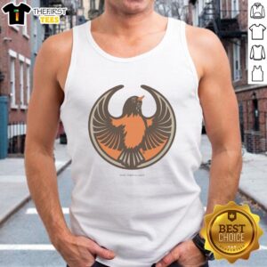 Premium Rebel American Robin Alliance Tank Top featuring vibrant design and comfortable fit, perfect for casual wear.