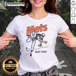Stylish Nice Topps New York Mets raglan ladies tee featuring team colors and logo, perfect for game day or casual wear.