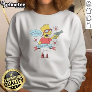 Good Bart Ai Caramba sweatshirt featuring vibrant graphics and a stylish design for fans of AI-themed apparel.