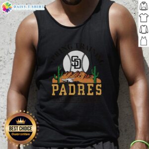 Good San Diego Padres Cactus League desert tank top featuring vibrant team colors and a stylish design for fans.