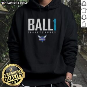 Hot Lamelo Ball Charlotte Hornets Elite Hoodie showcasing vibrant colors and stylish design for basketball fans.
