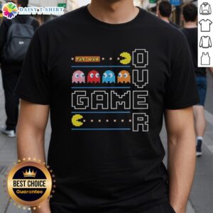 Top Pac-Man Over Game T-Shirt featuring a vibrant graphic of Pac-Man, perfect for retro gaming enthusiasts.