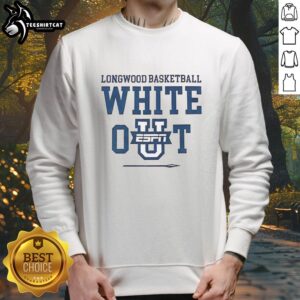Nice Longwood Basketball White Out Sweatshirt featuring a stylish design perfect for game day support.