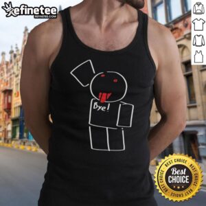 Official Debunkoiders Bye Tank Top featuring a bold design, perfect for casual wear and summer outings.