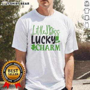 Official Little Miss Lucky Charm T-Shirt featuring vibrant design and comfortable fit, perfect for fans of the series.