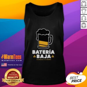 Stylish Nice Bateria Baja Acerquese A La Barra tank top featuring vibrant colors and a comfortable fit for summer wear.