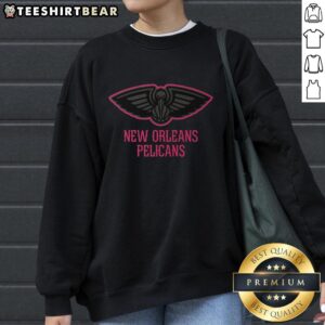 Premium New Orleans Pelicans highlight reel sweatshirt featuring vibrant team colors and logo, perfect for fans.