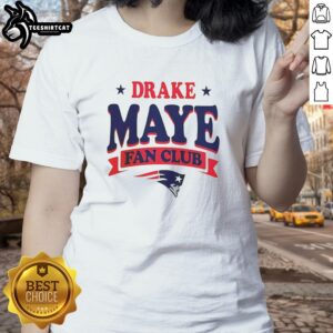 Nice New England Patriots Drake Maye fan club ladies tee featuring team colors and stylish design for female fans.
