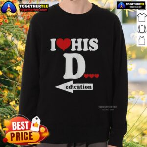 Alt Text: Top Phil Lester wearing an I Love His Dedication sweatshirt, showcasing his unique style and personality.