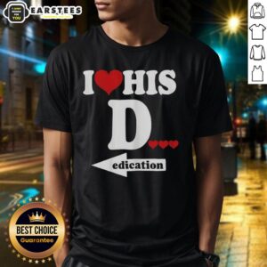 Alt Text: Good Phil Lester wearing an I Love His Dedication t-shirt, showcasing his unique style and personality.