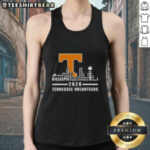Good 2026 Tennessee Volunteers tank top featuring city skyline and player names, perfect for fans and summer wear.