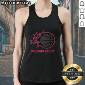Premium Orlando Magic highlight reel tank top showcasing vibrant team graphics and a stylish design for fans.