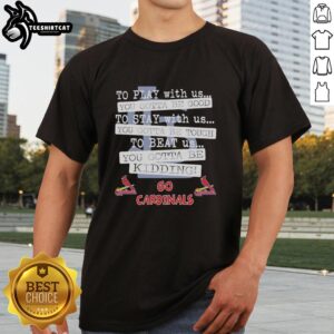 Good Go St. Louis Cardinals T-shirt featuring playful design, perfect for fans who want to show their team spirit.