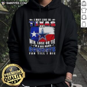 Funny Dallas Cowboys fan hoodie flag design, showcasing pride for Texas football with humor and team spirit.