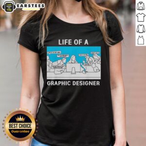 Awesome Life Of A Graphic Designer Creative Professional T-Shirt - Image 3
