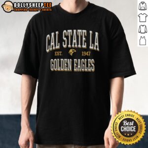 Good Cal State LA Golden Eagles Est 1947 T-Shirt featuring a stylish design celebrating the university's history.