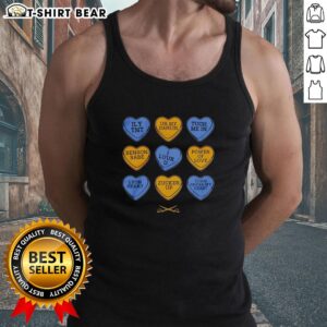 Buffalo Sabres hockey tank top with 'Hot Ily Tnt Ur My Dahlin' design, perfect for fans cheering at the game.