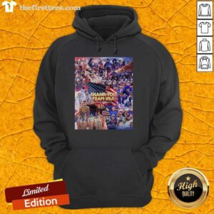 Top Thank You Team USA Hoodie featuring patriotic colors and design, perfect for showing support for Team USA.