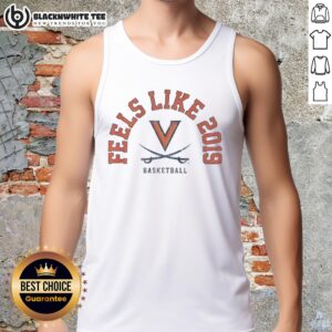 Virginia Cavaliers Basketball tank top from 2019, featuring a vibrant design and comfortable fit for fans.