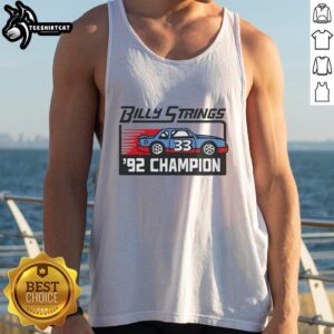 Premium Billy Strings 92 Champion Tank Top featuring vibrant design and comfortable fit for music fans and fashion lovers.