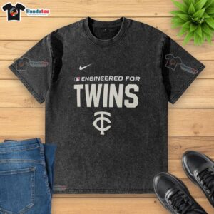 Nice Engineered For Minnesota Twins MLB Logo T-Shirt - Image 6