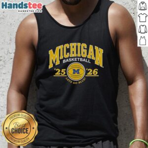 Pretty Valiant University Of Michigan 2025-2026 Basketball T-Shirt - Image 4