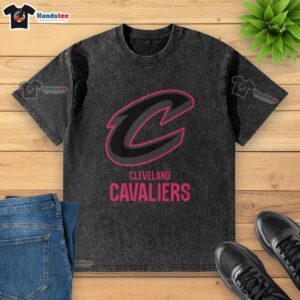 Premium Cleveland Cavaliers Highlight Reel Washed T-Shirt featuring vibrant team graphics and a comfortable fit.