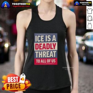 Hot Ice Is A Deadly Threat To All Of Us Tank Top featuring bold graphic design and vibrant colors, perfect for awareness.