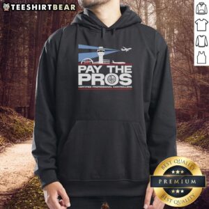 Official Pay The Pros Certified Professional Controllers hoodie in black, showcasing logo and stylish design for gamers.