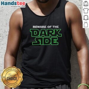 Premium Seattle Seahawks Beware of the Dark Side tank top in navy blue, perfect for fans showing team spirit.