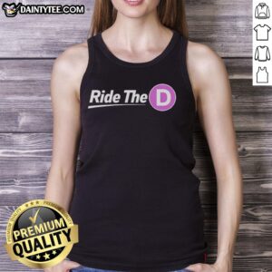 Good Official Ride The D Tank Top featuring a stylish graphic design and comfortable fit, perfect for casual wear.