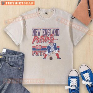 Premium New England Patriots Spirit Script T-Shirt - Image 6