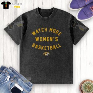 Original Missouri Tigers women's basketball washed t-shirt featuring team logo, perfect for game day and casual wear.