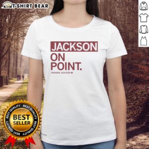 Official Jackson On Point Arianna Jackson Iowa State Cyclones Ladies Tee in vibrant colors, perfect for fans.