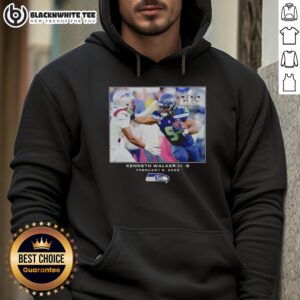 Nice Kenneth Walker III Seattle Seahawks NFL Flash Features Super Bowl LX Hoodie in vibrant colors and stylish design.