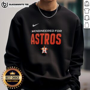 Top Engineered for Houston Astros MLB logo sweatshirt featuring vibrant team colors and comfortable design for fans.