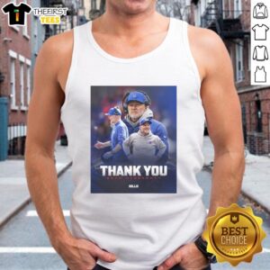 Official Bills Thank You Coach McDermott Tank Top featuring team colors and logo, perfect for Buffalo Bills fans.