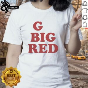 Original Nebraska Cornhuskers G Big Red ladies tee featuring vibrant team colors and logo for stylish game day wear.